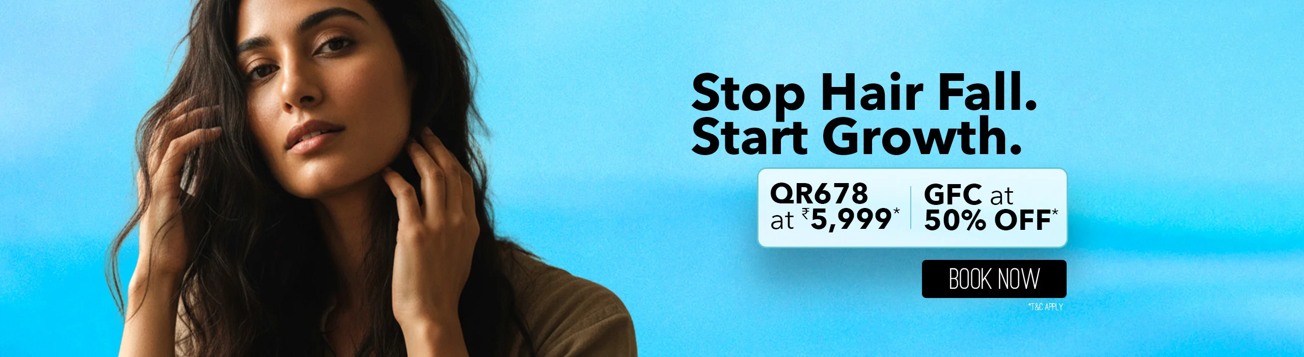 Hair fall treatment offer