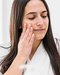 Dryness or loss of glow treatment