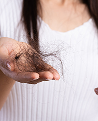 Hair loss due to hormonal imbalance treatment with QR678