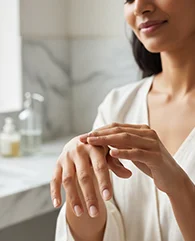Rough or sun-damaged skin treatment