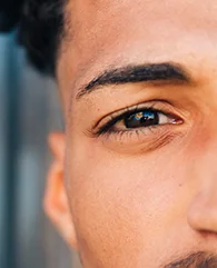 Under-eye fine lines and thin-looking skin treatment for men